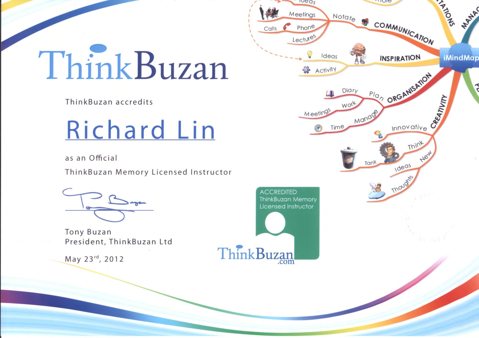 Thinkbuzan授权记忆力讲师